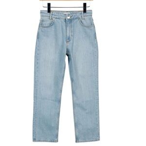 Sandro Blue Straight Leg Jeans Classic Style